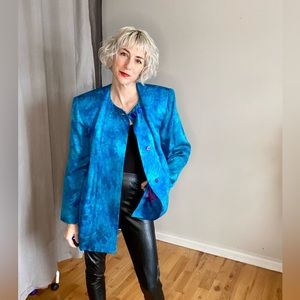 Vintage Flora Kung Silk Jacket